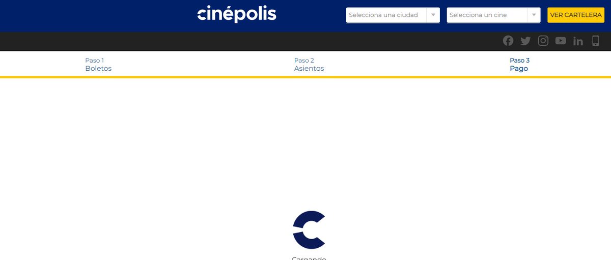 Fabian_Shark's tweet photo. @Cinepolis No sirve tu página, me cobró pero no me dió los boletos https://t.co/2NHSyWhg21