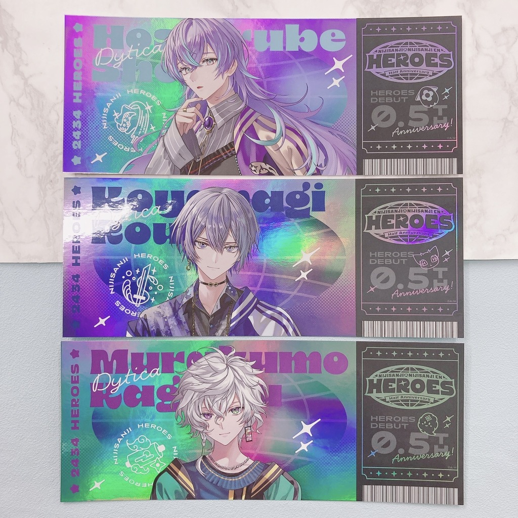 🎀入荷情報🎀 #にじさんじ HEROES Half Anniversary ランダム