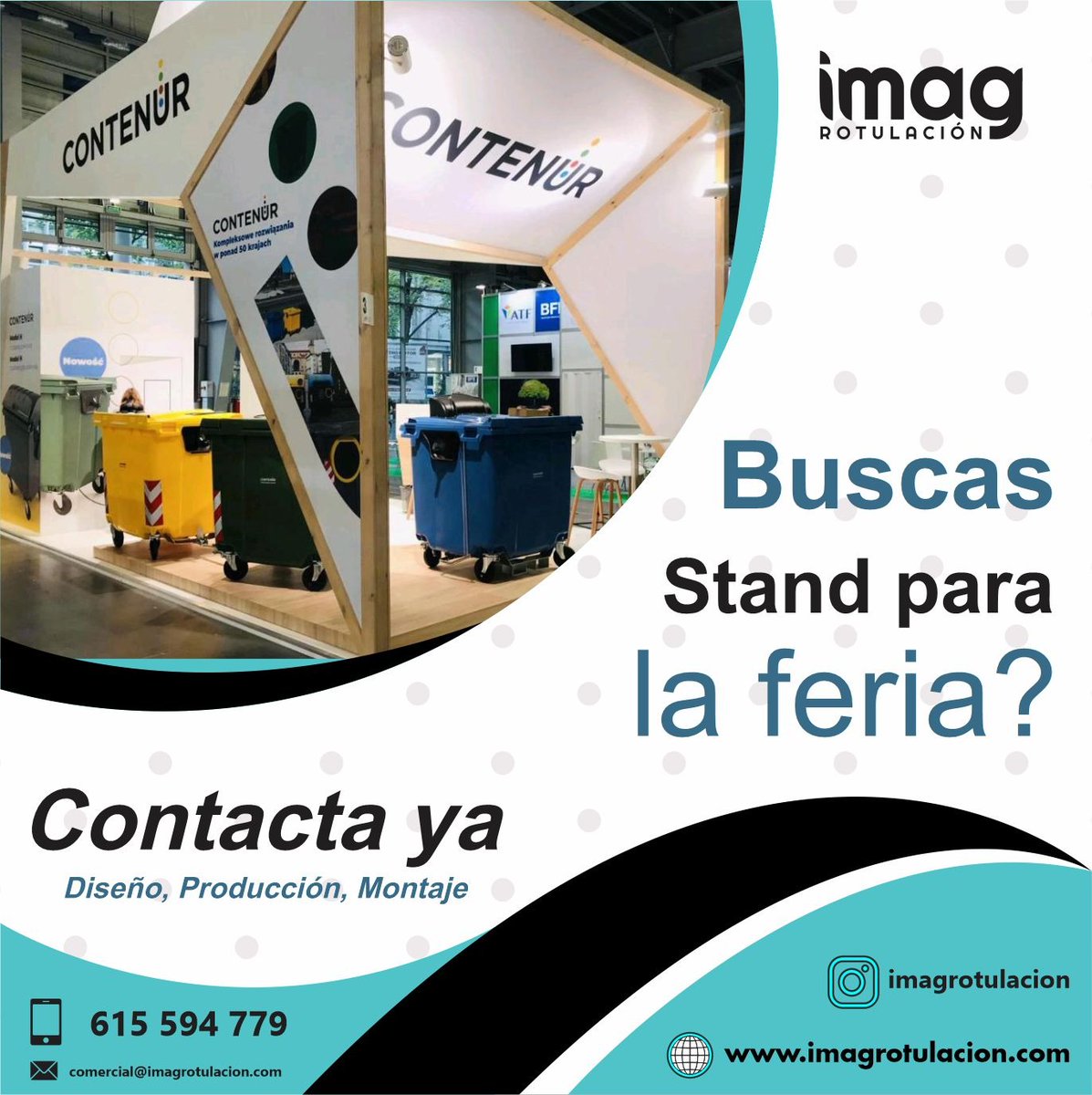 fervamon's tweet image. Realizamos tu stand, llama ahora.