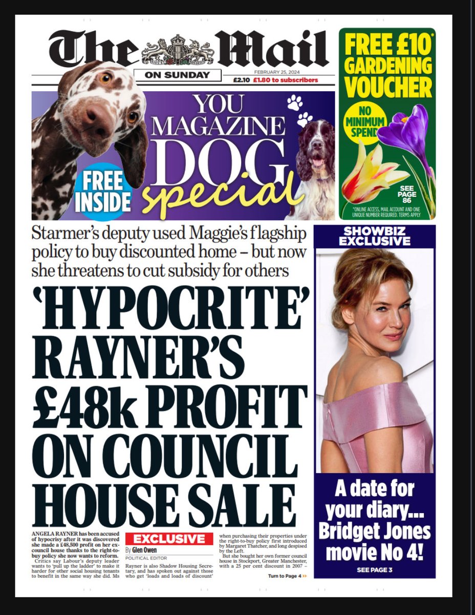 What can we do to keep the 30p Lee story off the front page?

I know, let’s go with the “woman buys house - house increases in value” shock.

Desperation.