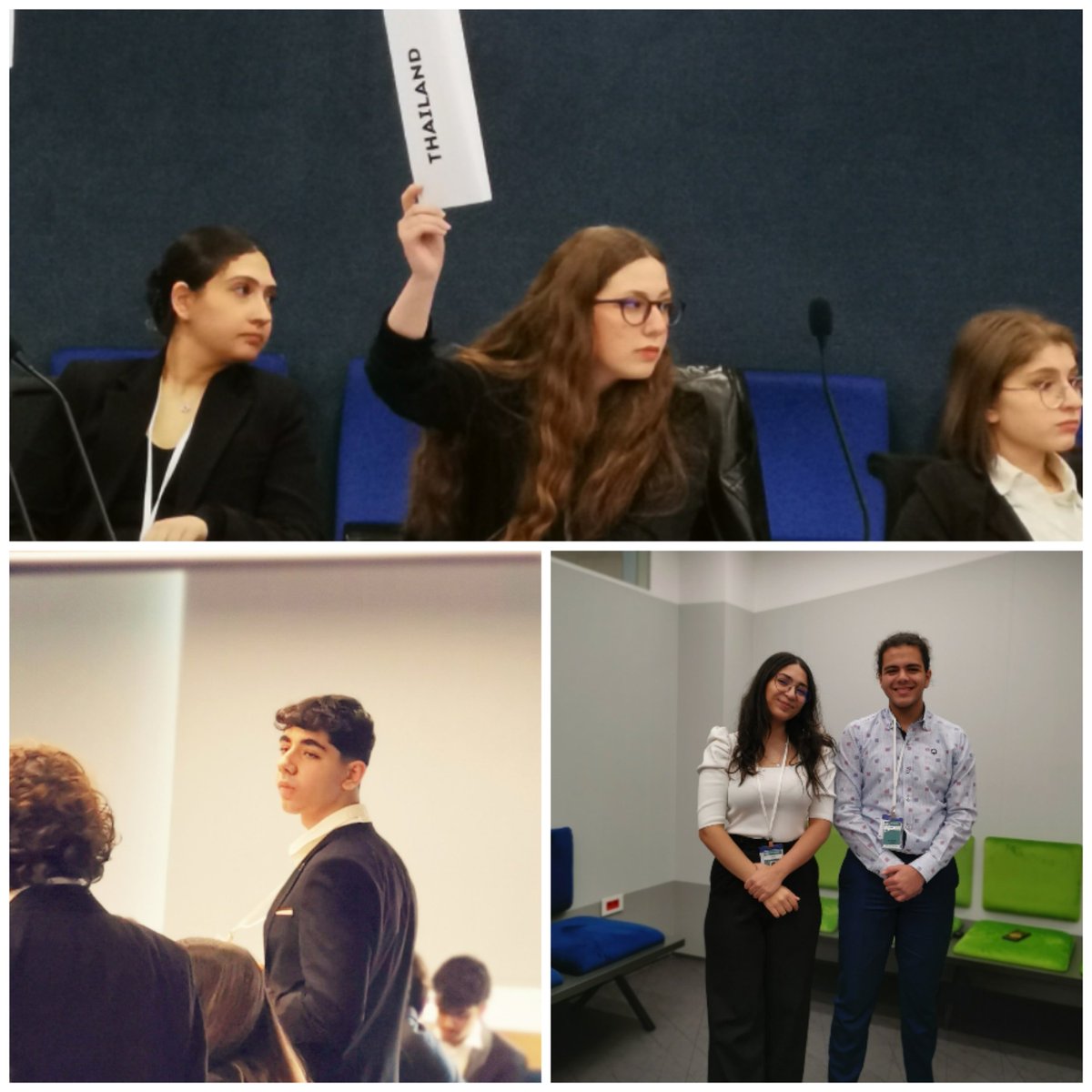 Students shining with a diplomatic style and conversational skills on the third day of LEBMUN'24 conference. <a href="/Hhhsinfo/">Houssam Hariri HS</a> <a href="/HHHS_MUN/">HHHSMUN</a> <a href="/Naghamabouali1/">Nagham AA</a>