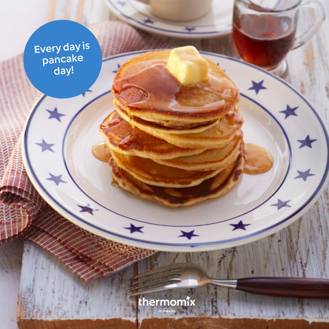 Who says you should only eat pancakes on pancake day? Not us! Sundays are the ideal time to get the pancake ingredients out and let the kids loose with toppings! We're simple lemon and sugar people here at Thermomix. What are your favourites?