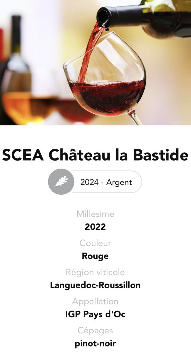 Chateau la Bastide, Crus Corbieres tweet media