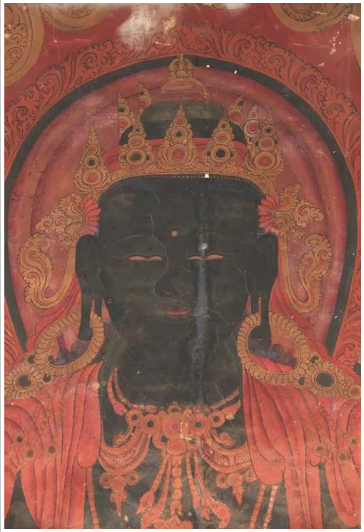 Lhatseri's tweet photo. These mural dating back to the 14th Century will be submerge, no attempt to save them, that is why the intensity of the protest &amp; deep anger among the local people.,   #Buddhism #Tibet #China #damprotest https://t.co/T3xteUV0Rw