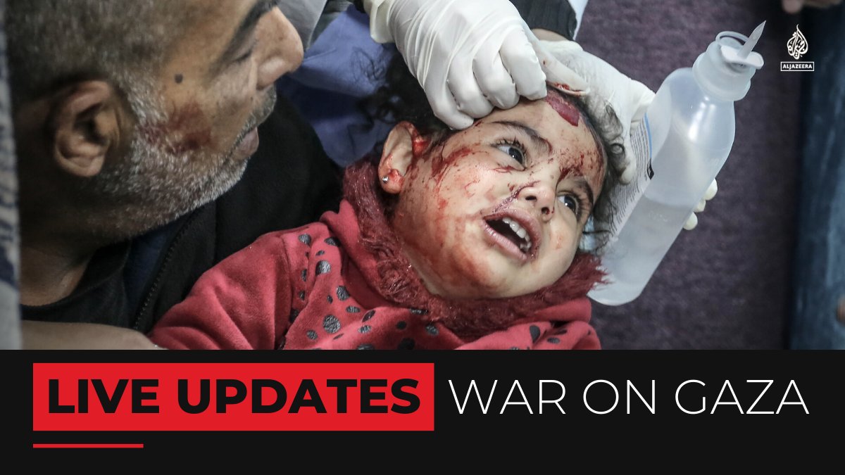 Israel's bombardment of the besieged Gaza Strip continues, which has killed tens of thousands of Palestinians, as air attacks hit the densely overcrowded city of Rafah.

🔴 Follow our LIVE coverage: aje.io/22whs7