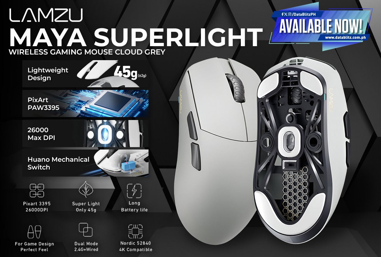 ほぼ未使用】Lamzu Maya X Cloud Gray ゲーミングマウス LAMZU LAMZU