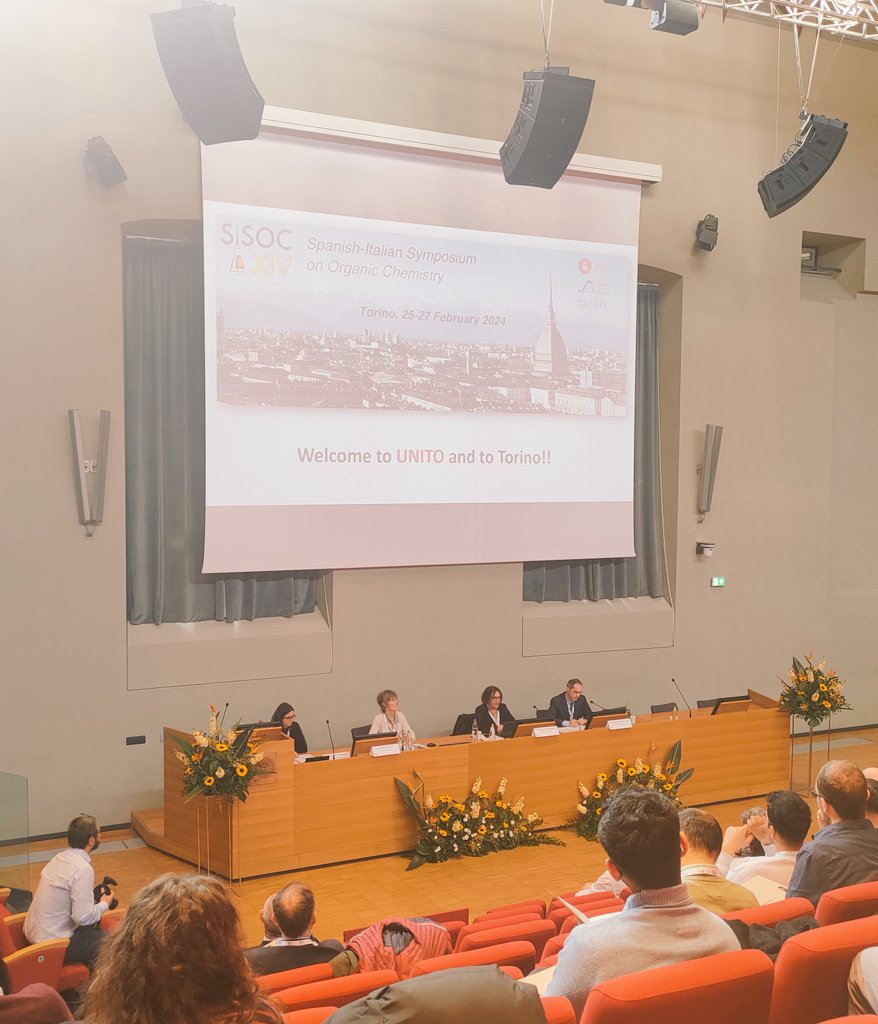 So it begins #SISOC-XIV <a href="/SCIorganica/">SCI Chimica Organica</a> <a href="/RSEQUIMICA/">RSEQ</a>