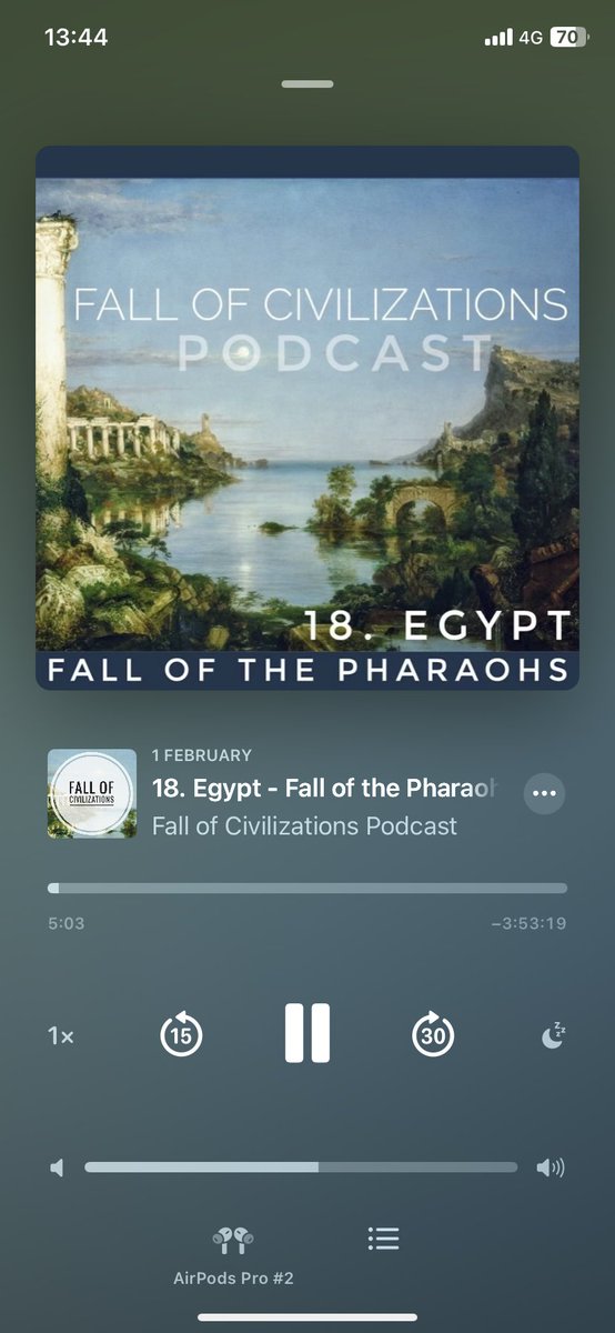 Second listen to latest @Fall_of_Civ_Pod. Another incredible work of history and storytelling from @PaulMMCooper. Admire this extraordinary podcast so very much.