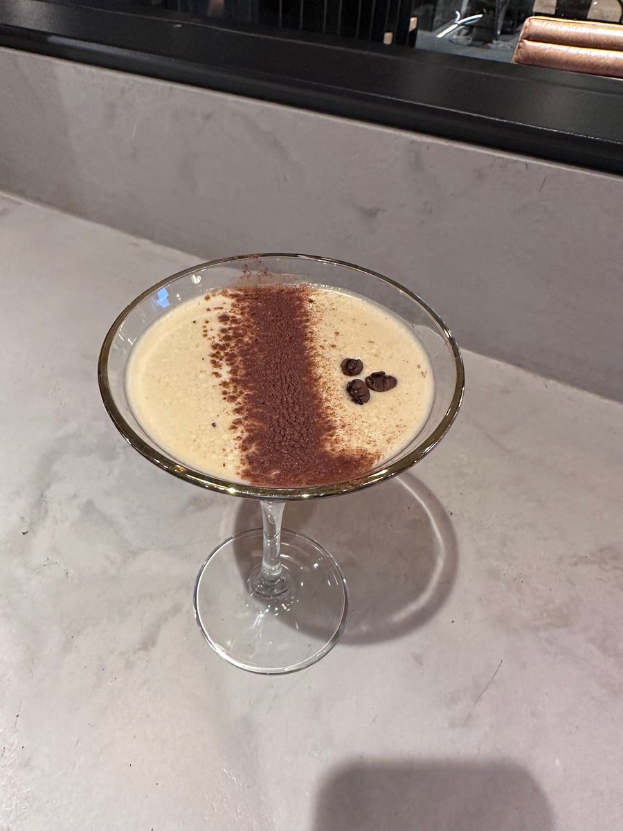 Calling all coffee lovers! Satisfy your cravings with Wolfy's Espresso Martini, made with Vodka, Kahlua, and a coffee bean garnish. It's a bestseller for a reason! #WolfysBar #EspressoMartini #CoffeeCocktails 🎉 linktr.ee/wolfysbar
