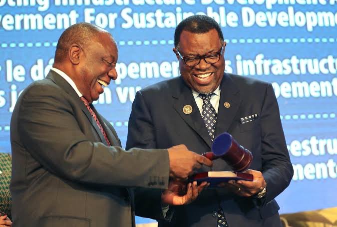 I will forever remember, very fondly, the brotherly love from President @HageGeingob. I remain inspired by the dedication he demonstrated towards his work, his undoubted commitment to the well being of his people and his desire to see a peaceful, united and developing continent