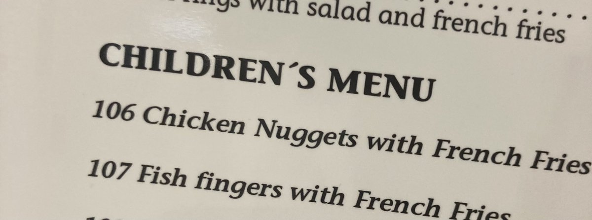 That’s a lot of chicken nuggets and fish fingers for kids.