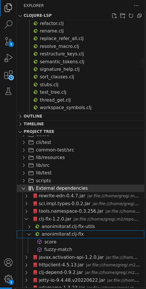 ericdallo's tweet image. Just added a new LSP Project Tree feature to the latest Calva! 🎉

#Clojure #ClojureLSP
