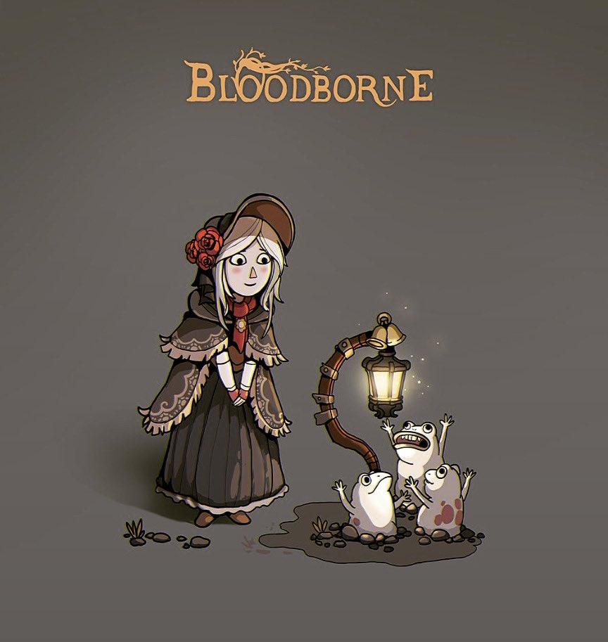 Bloodborne x Over the Garden Wall Artist: @pascalsuun