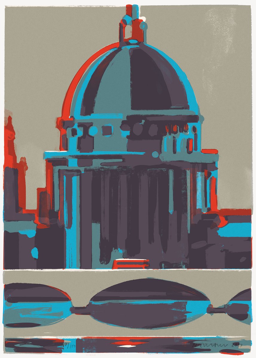 London! Two new silkscreens available: Big Ben & St. Pauls. 5 colors, 50x70cm, signed & numbered. shop.christophniemann.com/collections/al…