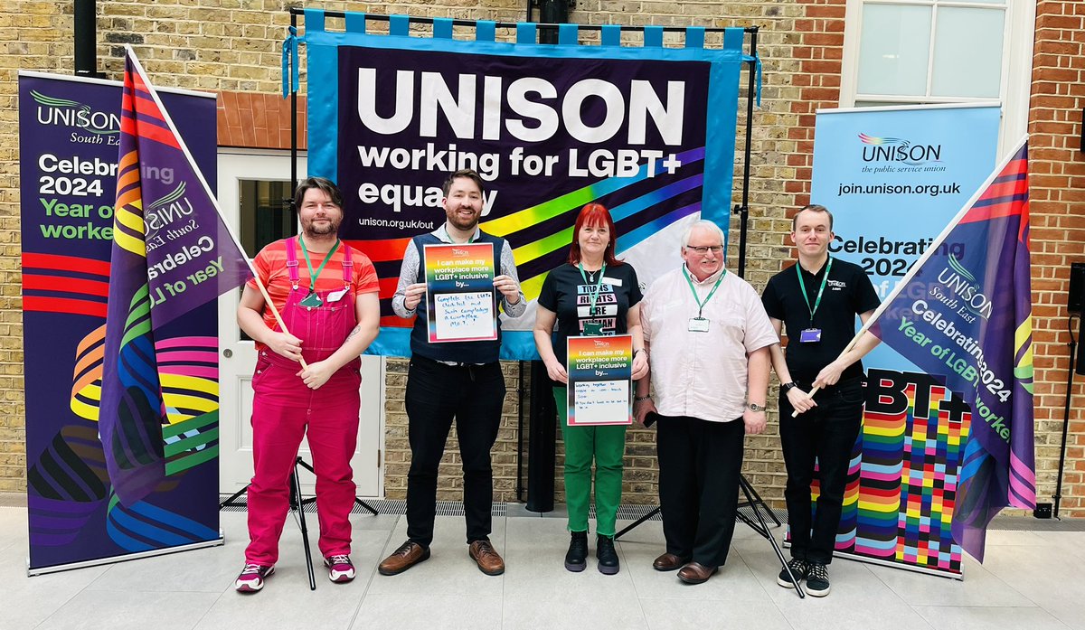 SE Region Year of LGBT+ Workers Launch Event 💜💚💜💚
#yearofLGBTplusworkers #StrongerTogether 
@unisonldnlgbt @unisontheunion @UNISONSE