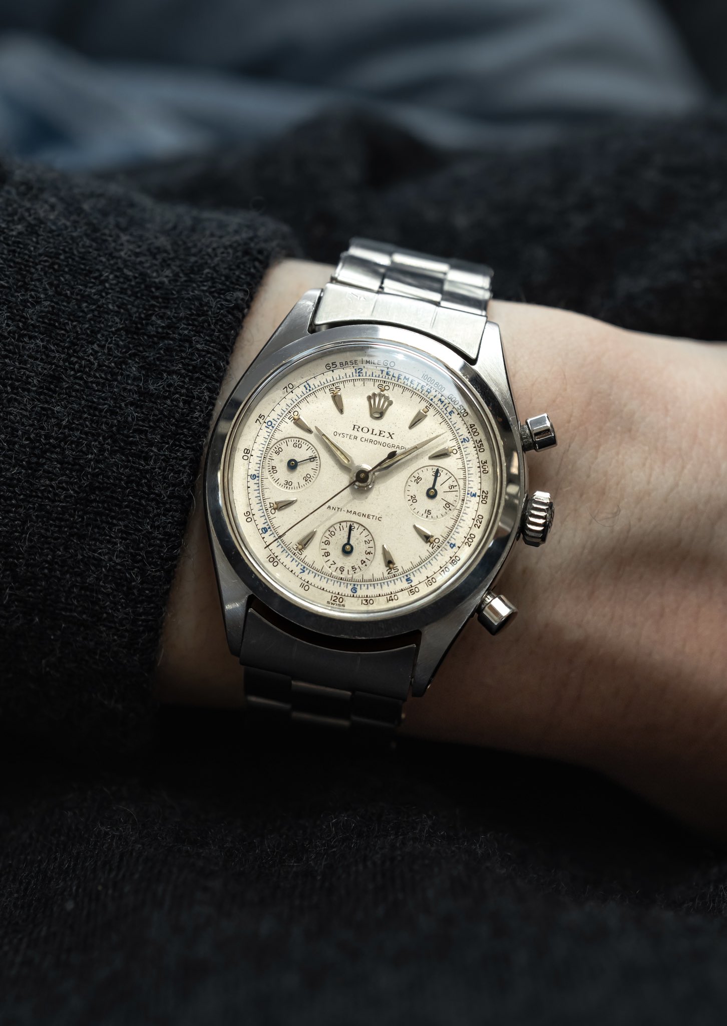 rolex oyster chronograph antimagnetic