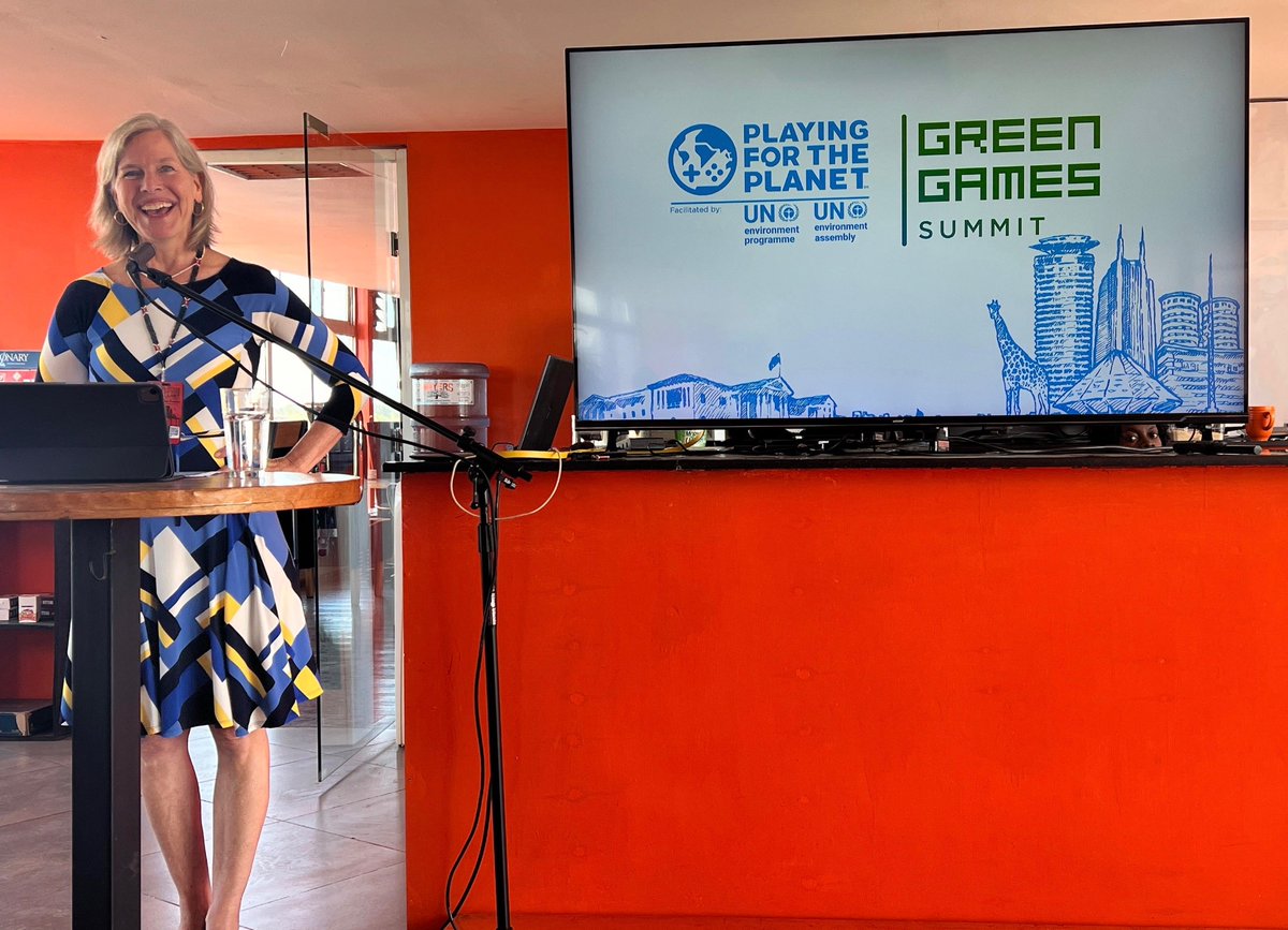 This weekend we are talking about projects like the Green Game Jam that take environmental action in the real world. With over a billion youth coming online in Africa, this is the future for gaming and digital communities for environmental causes. @samdbarratt