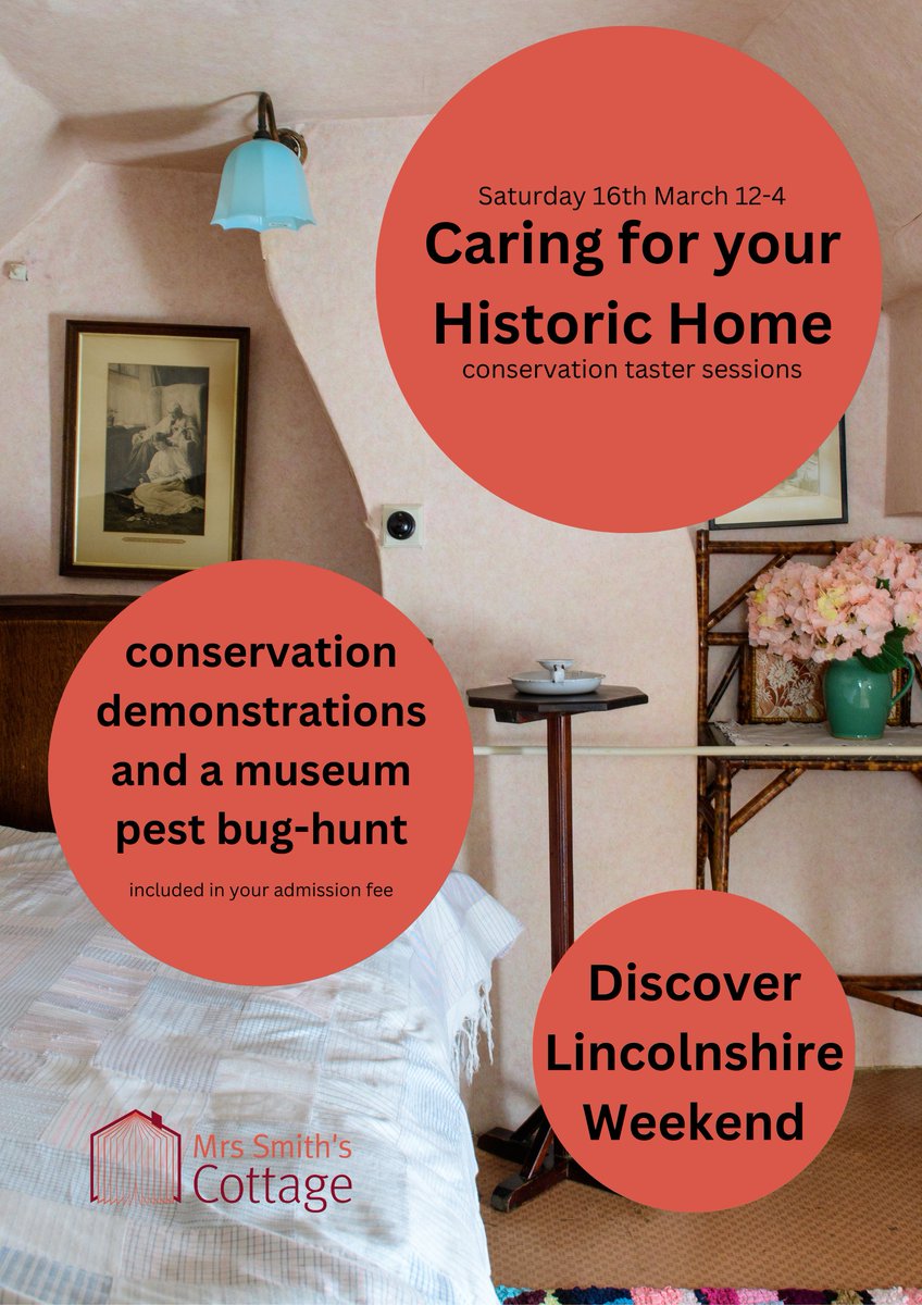 Join us on Saturday 16th March to learn about caring for your historic home as part of the Discover Lincolnshire weekend! Included in your admission fee, find conservation demonstrations and a family-friendly museum bug hunt.