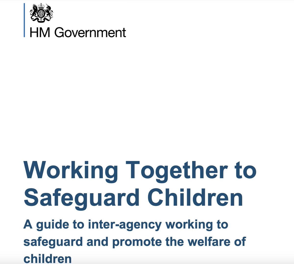 Working together to safeguard children. 23rd February 2024 updates by page and paragraph: Pg 26, paragraph 48: amended the wording used to describe lead safeguarding partners. Pg 42: corrected the Child Safeguarding Practice Review Panel email address. Pg 161: updated the…