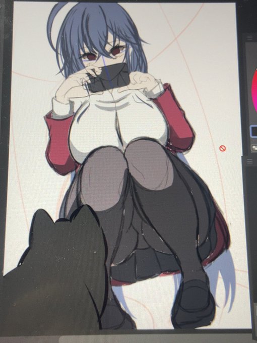 次の大鳳イラストwip 