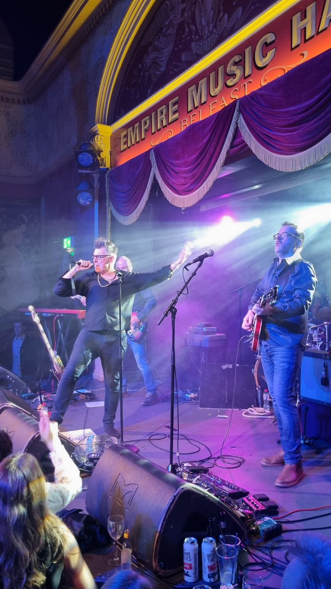 If you need a book today, please don't shout. Whisper. I'm slightly delicate. Amazing night, <a href="/belfastEmpire/">Belfast Empire</a>, seeing the wonderful <a href="/charmingmenband/">These Charming Men</a>. They never disappoint!