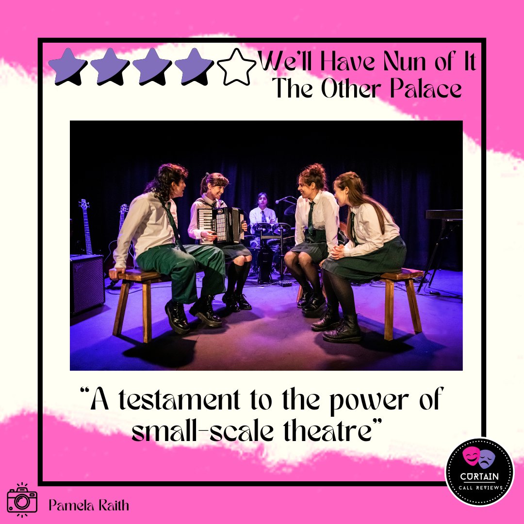 🎭REVIEW🎭 - "A testament to the power of small-scale theatre"

Read Valentine's full review of 'We'll Have Nun of It' at <a href="/TheOtherPalace/">The Other Palace</a> here:
curtaincallreviews.co.uk/we-ll-have-nun…