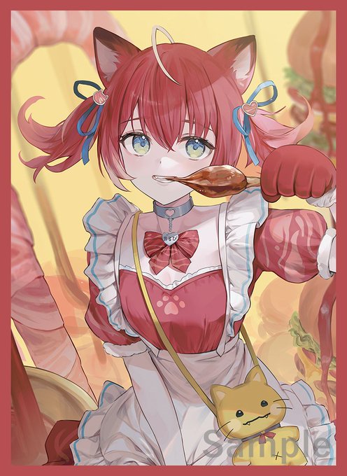 SC2024Spring/エアサンクリ 新作情報
「お肉のお姫様」のスリーブとプレイマットになります。イラストはふぁいず様(@OneCoId)になります!
※少数頒布となります。 