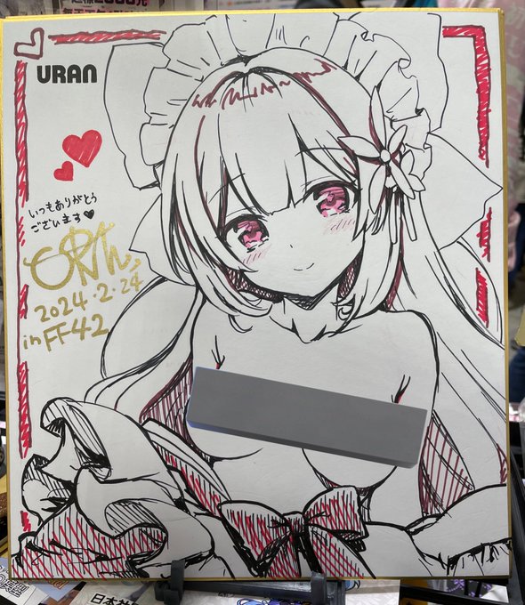 FF423日間とても楽しかったです‼️色紙たくさん描きました✨ 