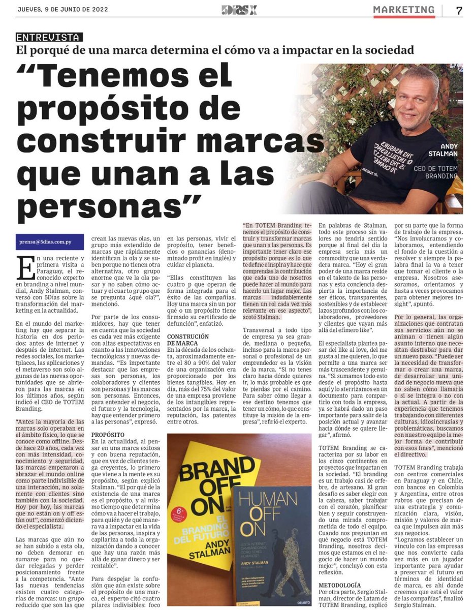 AndyStalman's tweet photo. Las empresas de propósito profundo, muchas de las cuales ayudamos a transformar desde TOTEM Branding, entendieron el potencial transformador del mismo 
Y lo viven, crecen, progresan y ganan
Porque cuándo tienen un “por qué”, siempre encuentran un “cómo”

https://t.co/kkcKSIKJKR https://t.co/FAaa2Y1zzs