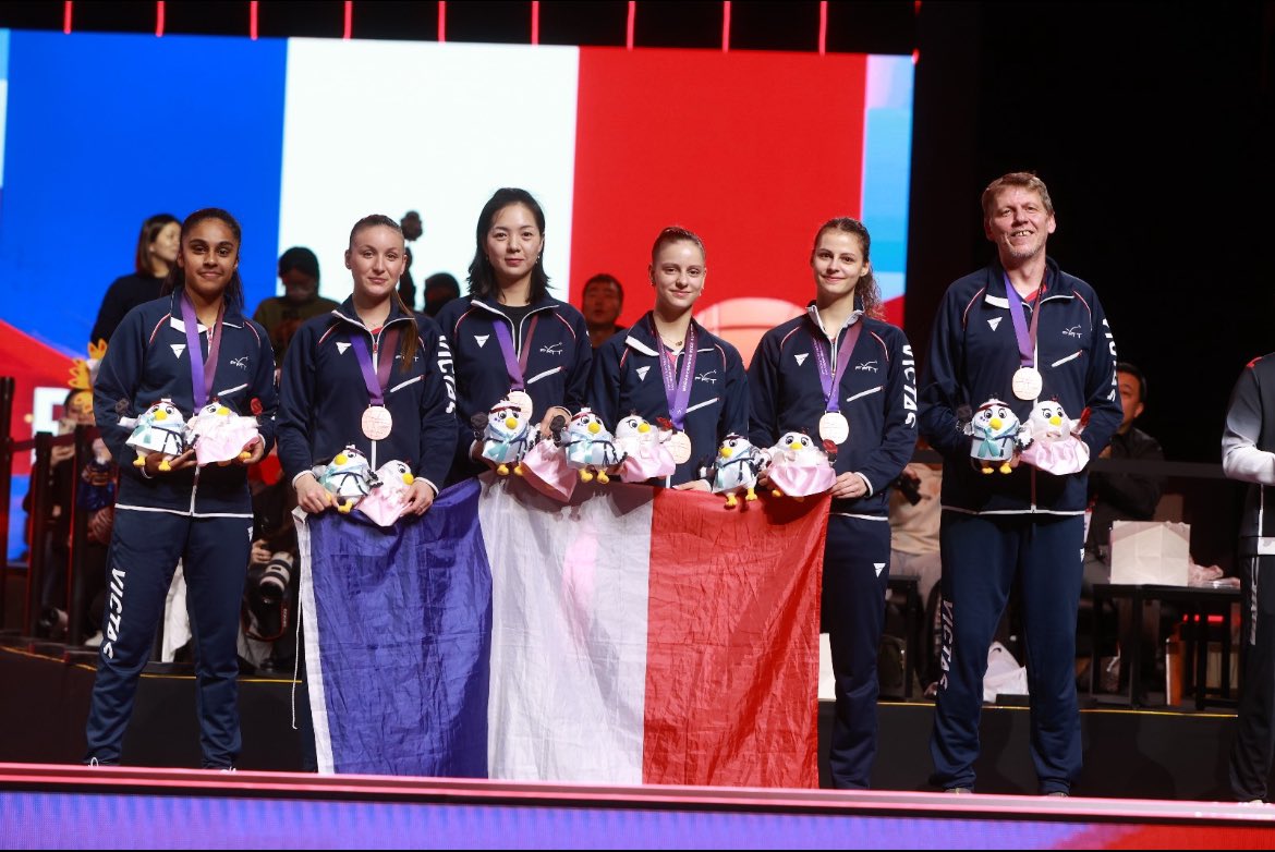 Vous avez été grand(e)s 👏🏻🇫🇷🫶🥈🥉 Merci pour les émotions et hâte de la suite 👊🏻🏓 #wtt #Busan2024