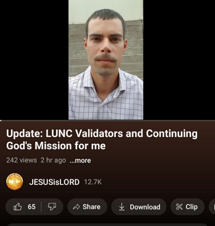 Dear brothers and sisters and all delegates/followers, I made a Youtube video today 25/2/2024, providing an overall update about my #LUNC validators, my Validator Goals, my continued mission from God with #LUNC, and the next steps forward. You are welcome to watch the video.