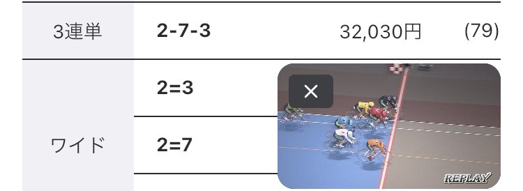 🎯
2-7-3  320.3倍
#小倉5R
