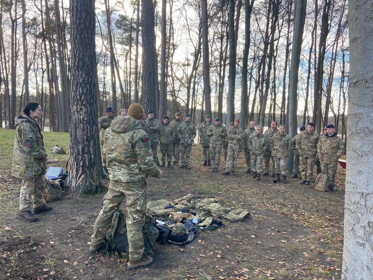 Although our nickname suggests otherwise the #DesertRats are trained and equipped to operate in all environments. Final practical cold weather training in a not as cold as expected #Poland on #SteadfastDefender24