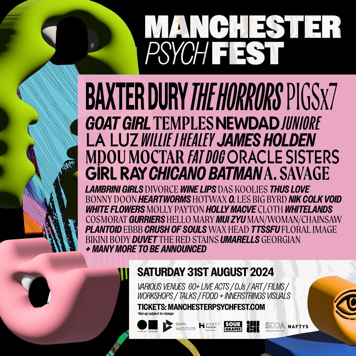 Hey stainy babes!! Excited to announce we are joining the line up for <a href="/mancpsychfest/">ManchesterPsychFest</a> 💋🫶🏻💋🫶🏻💋 31st August SAVE THE DATE 💕💕 tickets available at manchesterpsychfest.com