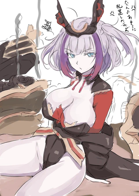裏もっさん、もっと描く人増えんかなぁ。そもそも城プロ絵描く人が少ないから基本自家発電なんよね。 