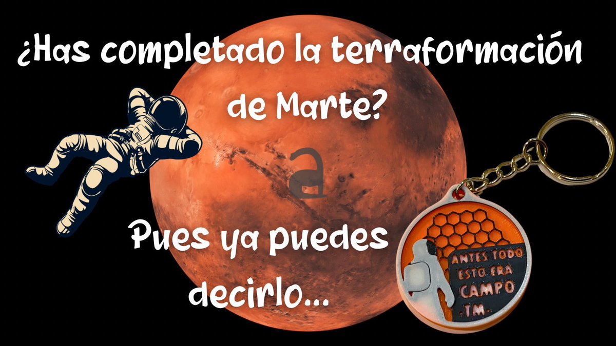 ¿Eres fan de la saga #TerraformingMars?
Pues échale un vistazo al llaverinchi que hemos diseñado en homenaje a este grandioso #juegodemesa 😊

Exclusivo en Ludosaurus, porque ha salido de nuestra cabeza y de nuestras impresoras, básicamente 😂
Aquí:
ludosaurus.com/decoracion/210…