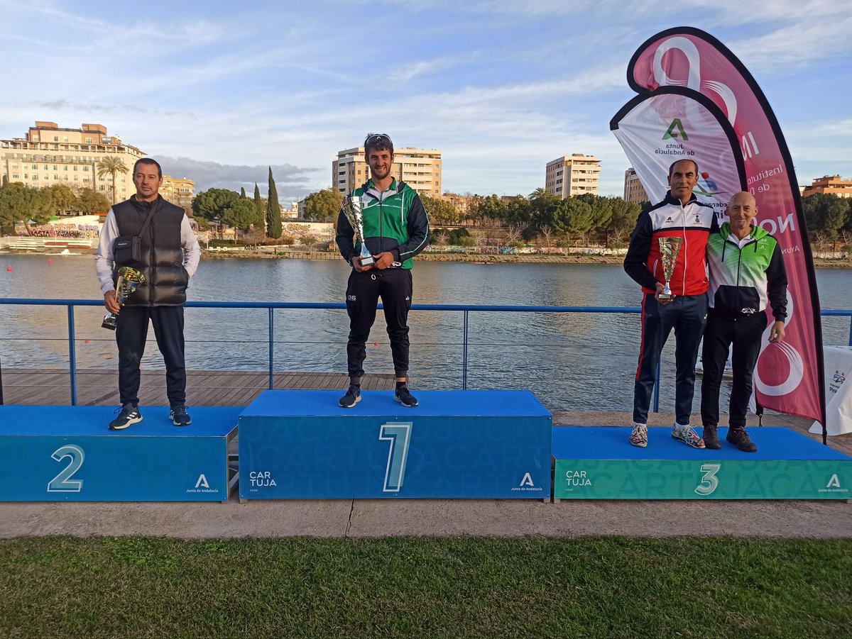 🆕 @CNauticoSevilla 🏆, @cmisevilla 🥈y @RCLabradores 🥉 conformaron el podio absoluto del Campeonato de Andalucía de Invierno, 2° prueba del Ranking Andaluz. @DeporteAND @IMDSevilla