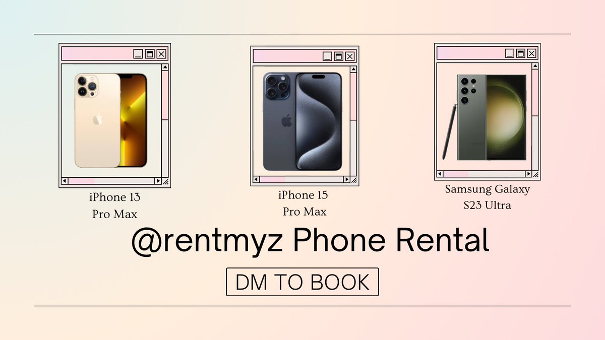 phone rental ph wtr iphone 13 15 pro max s23 ultra tweet media