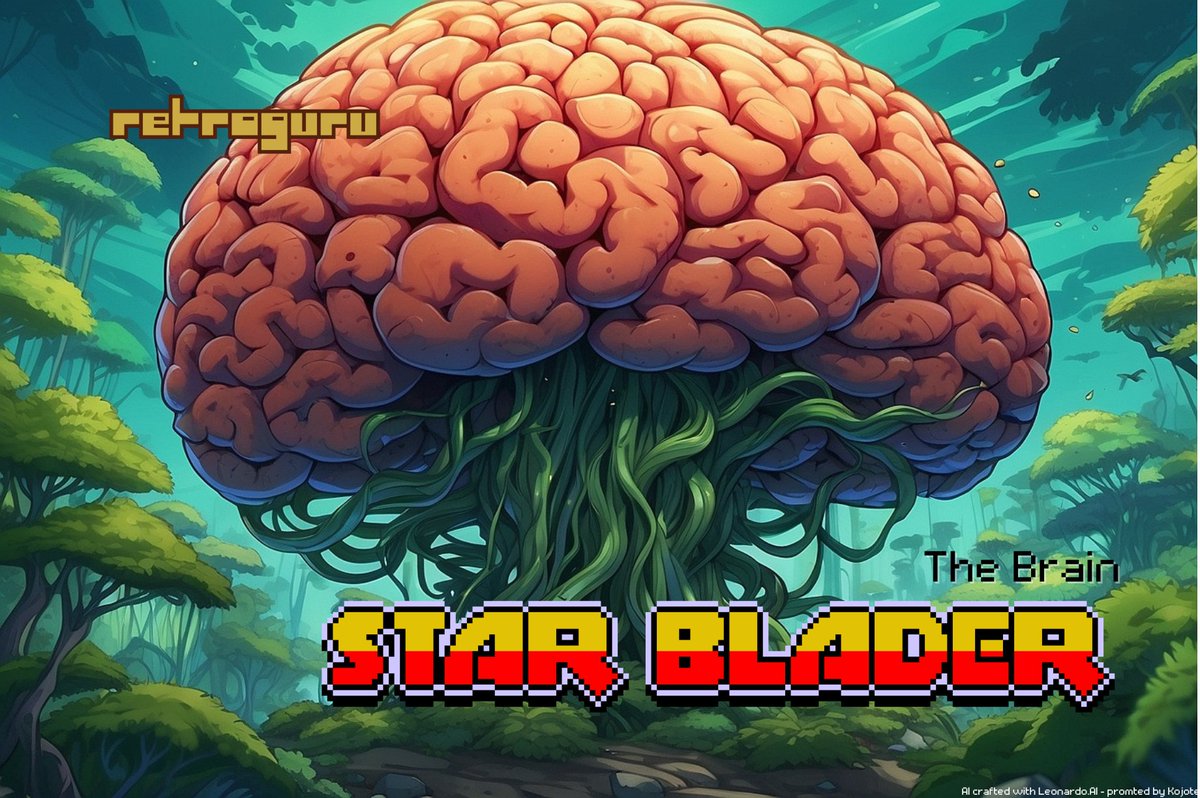 RGgamedev's tweet photo. The Brain! #starblader #AtariLynx #retroguru https://t.co/XgaTWRDNga