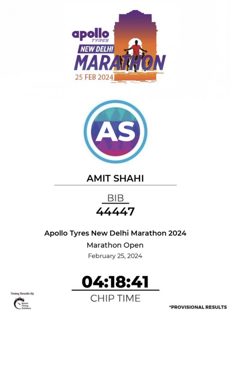 athleteshahi's tweet image. Achieved my Personal best in #NewDelhiMarathon 2024. Great weather, superb support in route and bad run of #TMM2024 made it happen #sohappy Next target #Khardungla2024