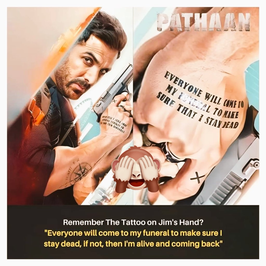 Those who are asking that #JohnAbraham aka #Jim will be in #Pathaan2 or not?

'EVERYONE WILL COME TO MY FUNERAL TO MAKE SURE I STAY DEAD. IF NOT, THEN I'M ALIVE AND COMING BACK'

#pathaan #srk #siddharthanand #yrf  #yrfspyuniverse #johnabraham #johnabrahamfan #Pathan2 #srk #SRK𓃵