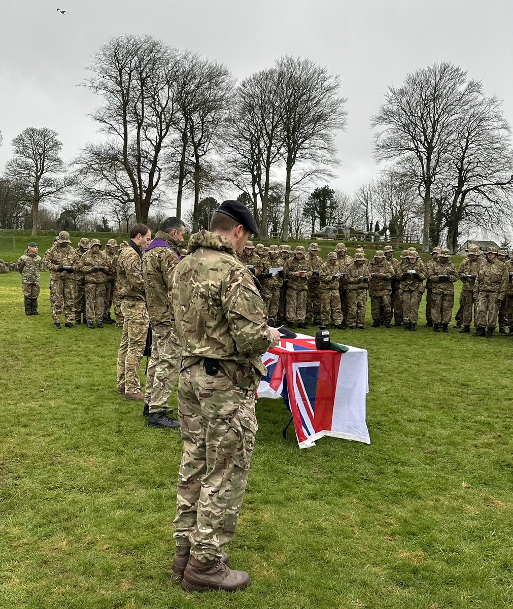 Commitment is the foundation of Naval Service. 🫵 All the cadets @DartmouthBRNC must be prepared to serve wherever and whenever needed. 🌧️💨🌊🏕️ Spending time with the cadets to reflect on that at ‘field’ church this morning showed me just that. 🫡