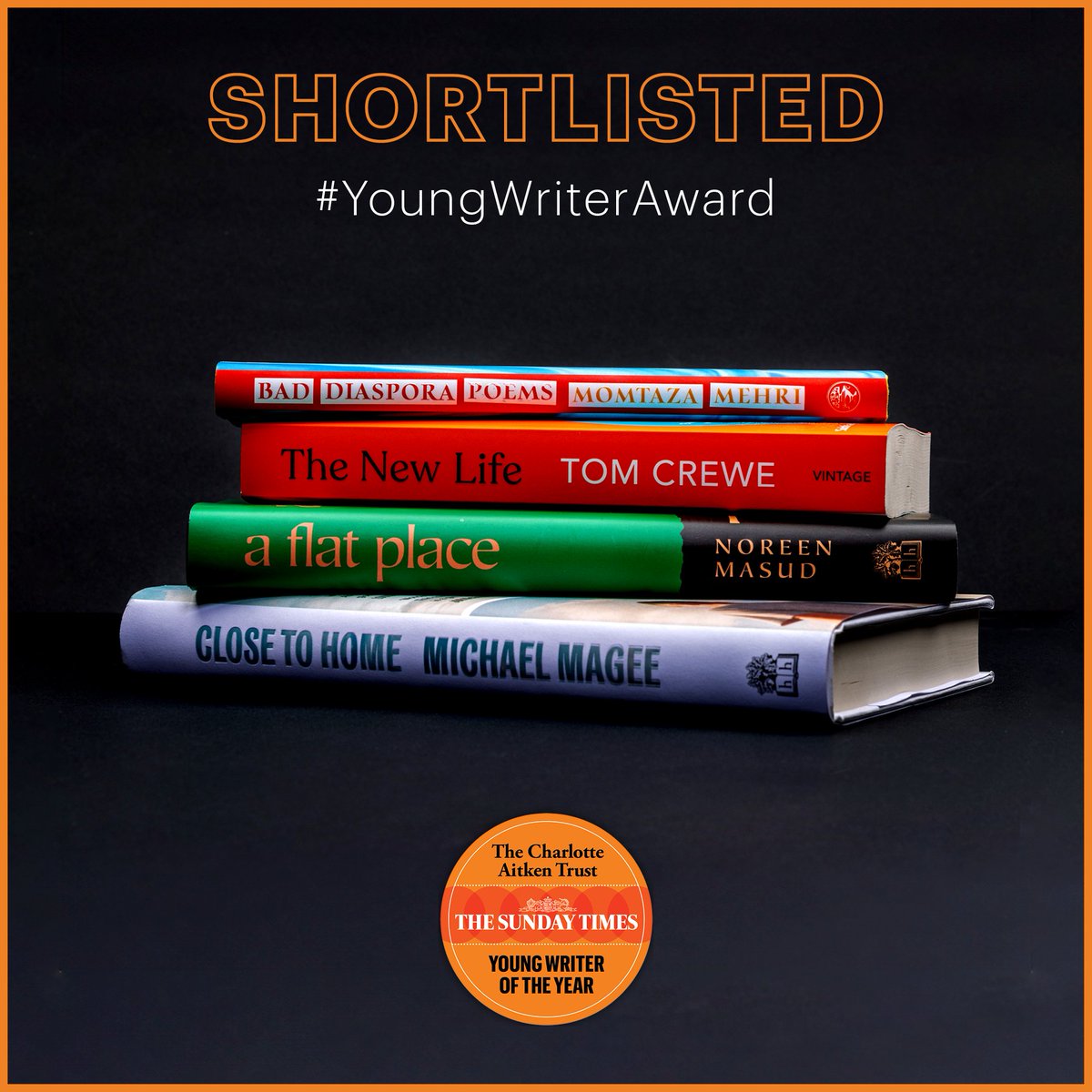 We are delighted to announce the shortlist for the Sunday Times Charlotte Aitken Young Writer of the Year Award! ✨ Read more here: youngwriteraward.com/books-that-bel… Read in @thetimes / @TheTimesBooks: thetimes.co.uk/article/young-… #YoungWriterAward