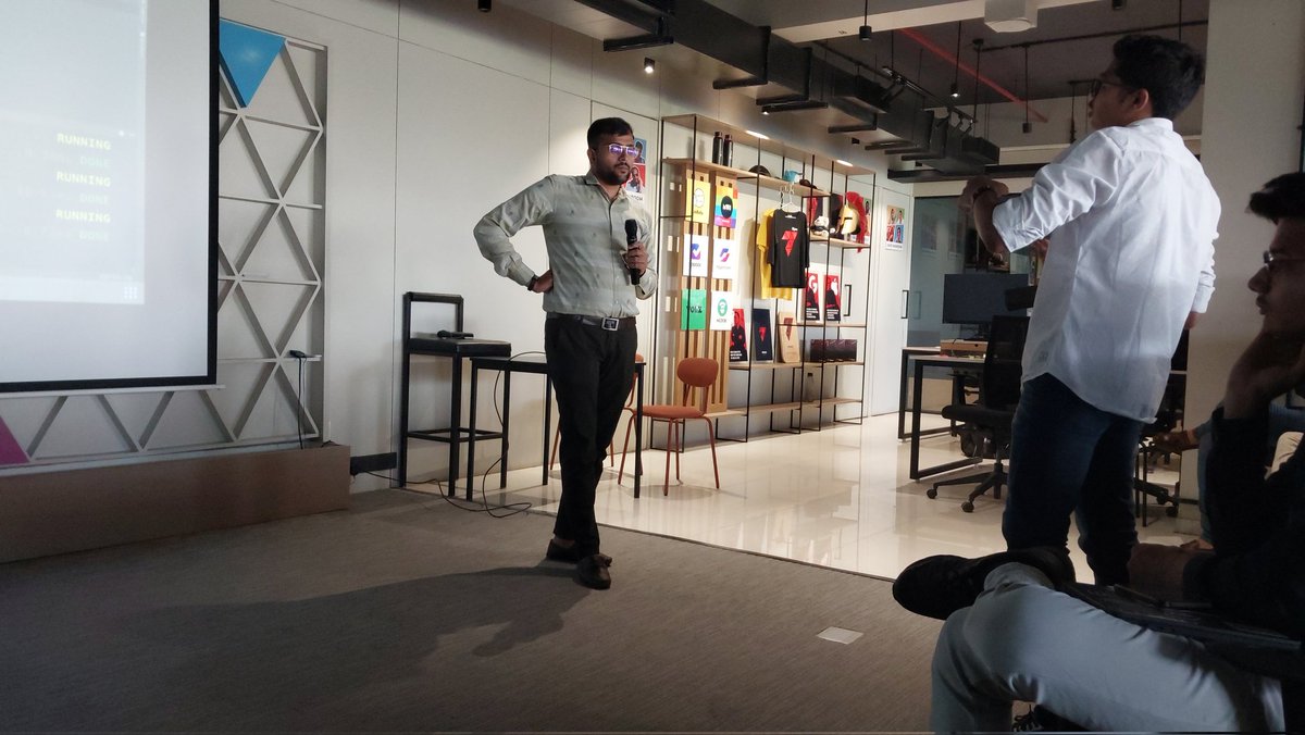 JaiveerChavda's tweet image. Today @LaravelAhm.
Another awesome talk given by @nainesh_9x bhai on how to speed up large laravel app.
Learned about how caching frequently requested resources, help in speeding up the application.

#phplaravel #laravel