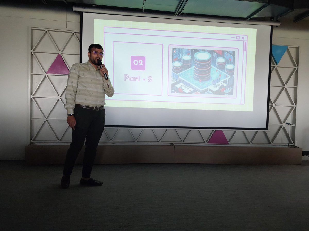 JaiveerChavda's tweet image. Today @LaravelAhm.
Another awesome talk given by @nainesh_9x bhai on how to speed up large laravel app.
Learned about how caching frequently requested resources, help in speeding up the application.

#phplaravel #laravel