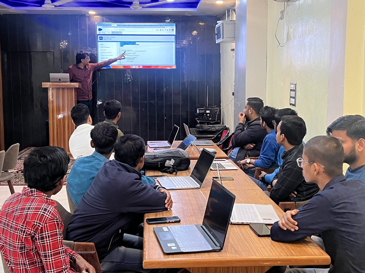 omprakash_it's tweet photo. Successful Workshop for #Salesforce Connect, Platform Events, @Salesforce Flow, Apex Trigger, LWC &amp; External Objects with real time use cases at #MotihariMeetup powered by #TrailblazerCommunity. 

Thanks everyone for joining.
@trailhead @salesforce @SalesforceforIT @partnerforce https://t.co/oujjktA3EF