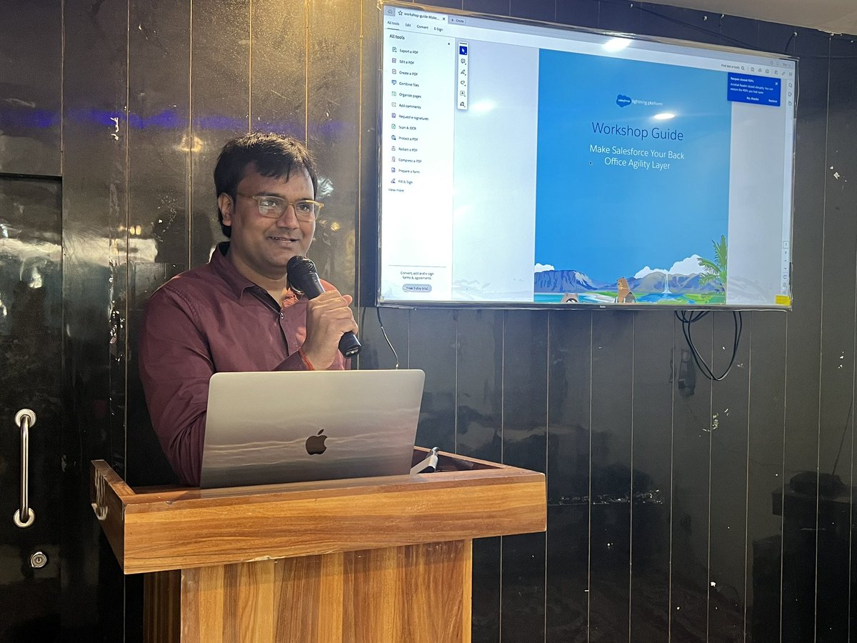 omprakash_it's tweet photo. Successful Workshop for #Salesforce Connect, Platform Events, @Salesforce Flow, Apex Trigger, LWC &amp; External Objects with real time use cases at #MotihariMeetup powered by #TrailblazerCommunity. 

Thanks everyone for joining.
@trailhead @salesforce @SalesforceforIT @partnerforce https://t.co/oujjktA3EF