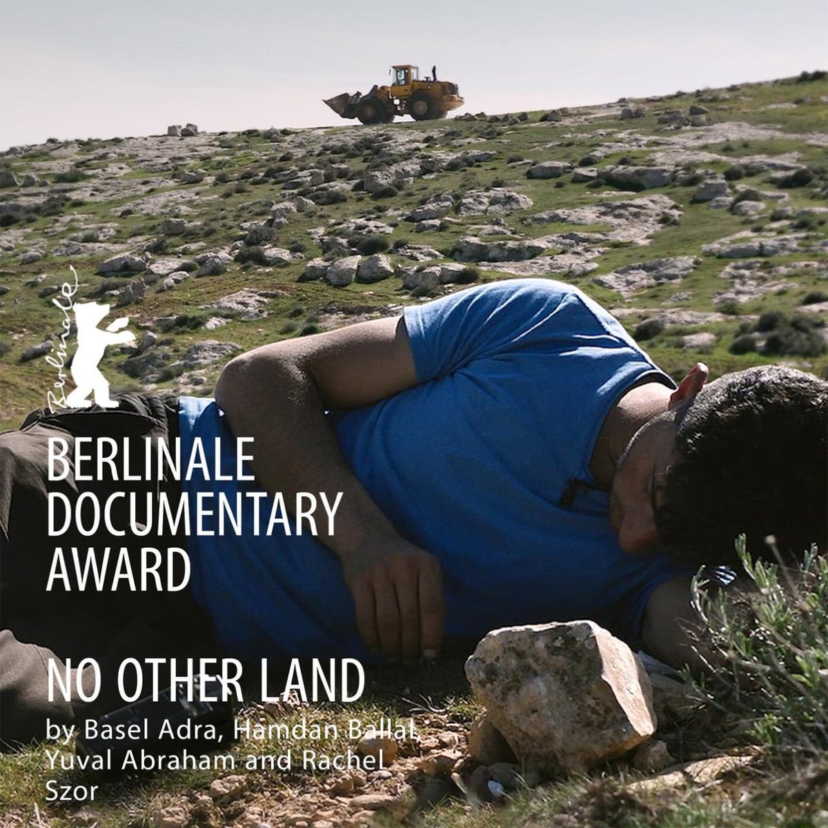 No Other Land fikk både publikumsprisen og prisen for beste dokumentarfilm under årets @berlinale. Gratulerer til regissørene i det palestinsk-israelske filmkollektivet - og de norske samprodusentene i Antipode Films. Filmen vises snart under HUMAN dokumentarfilmfestival