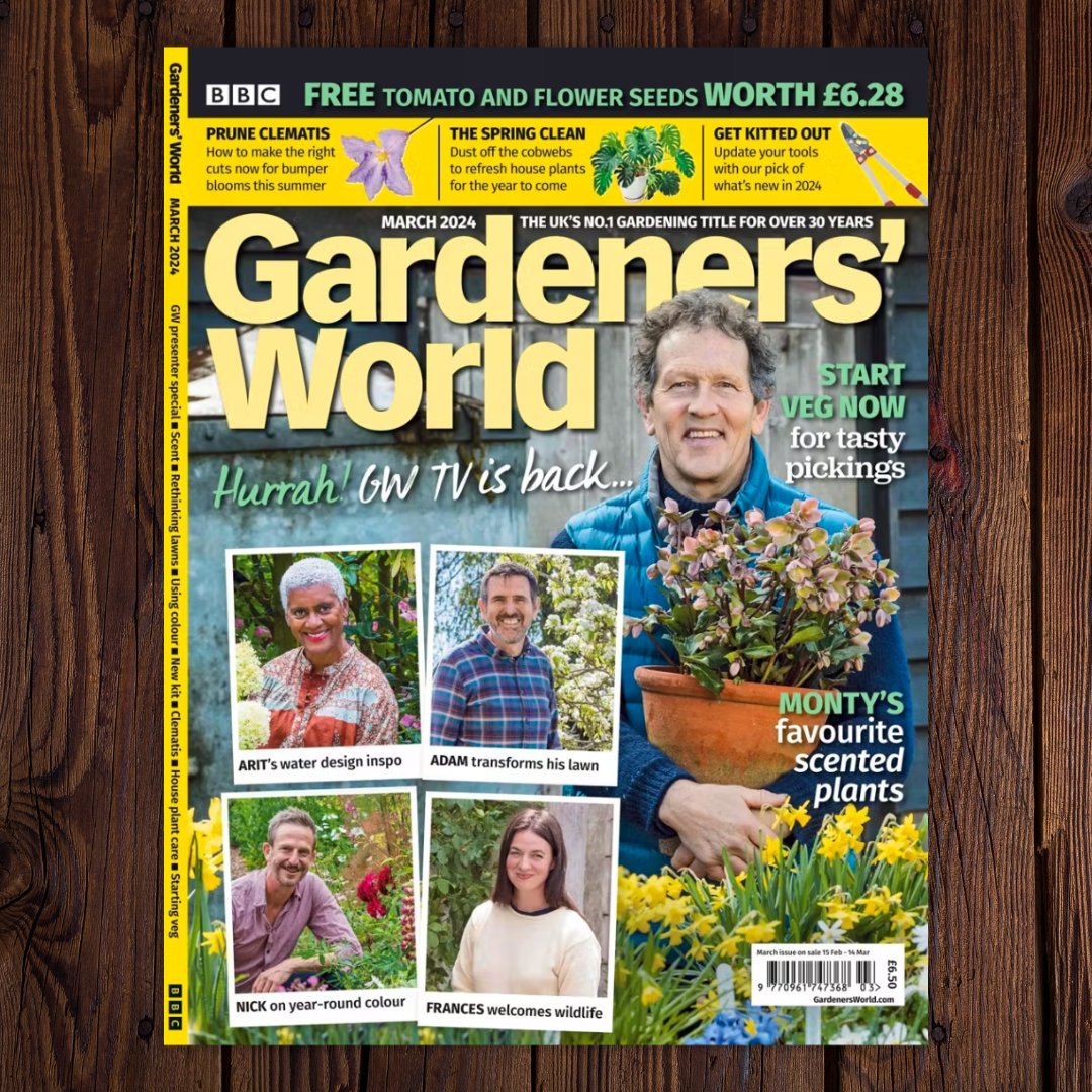 Spring Into Action, Green Thumps!🌱

BBC Gardeners' World heralds the return of Gardeners' World returning to TV with a flourish of Monty’s favourite scented plants. 

Dig into the latest issue here: magazinesupermarket.co.uk/magazine/bbc-g… 

#bbcgardenersworld #gardenersworld #planting