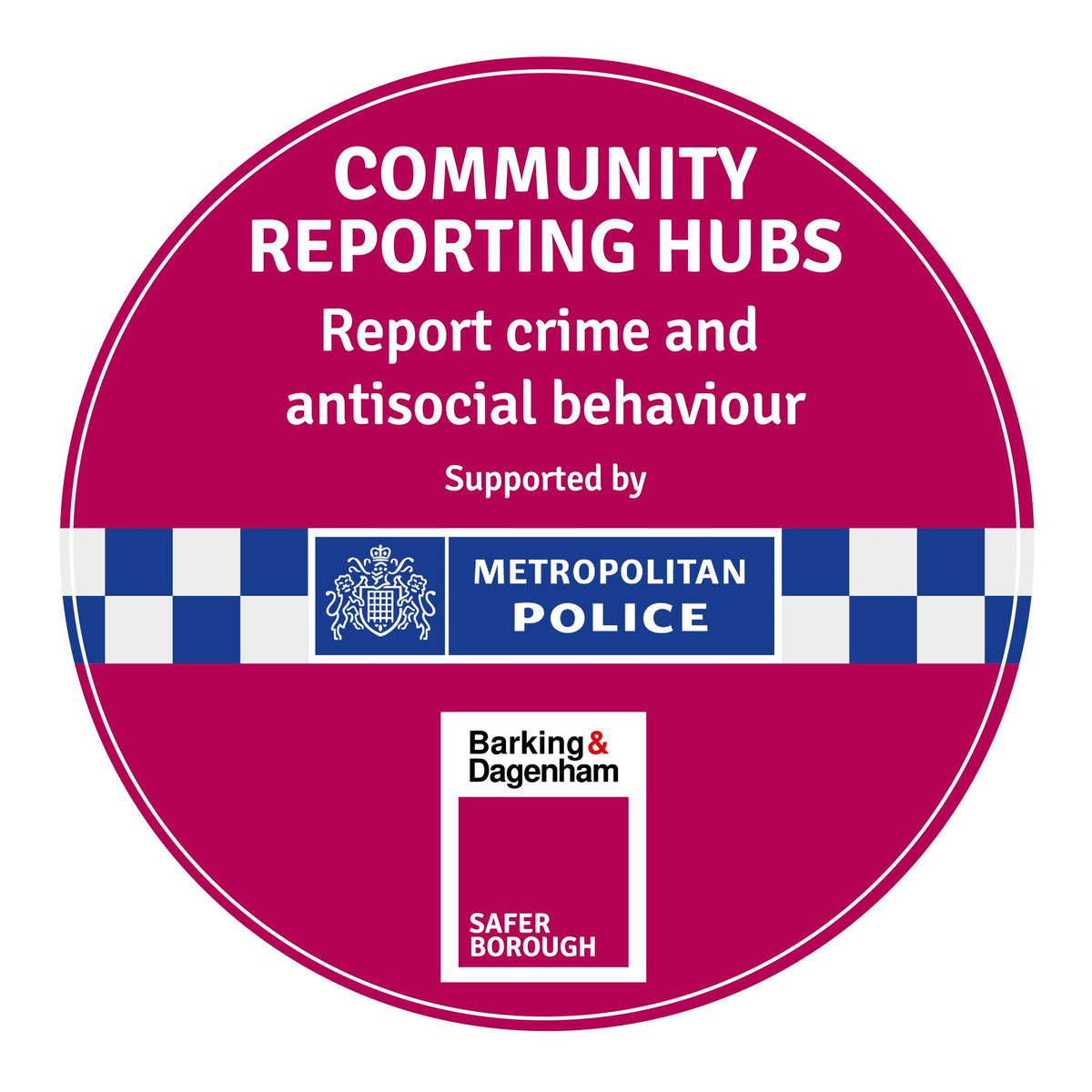 Report crime & antisocial behaviour or raise issues at our new Community Reporting Hubs🚨📣 Police & Enforcement Officers will be at Dagenham Library & Whalebone Lane Community Hubs every Monday & Thursday. Head here for more info & times: orlo.uk/4Jso9 @MPSBarkDag